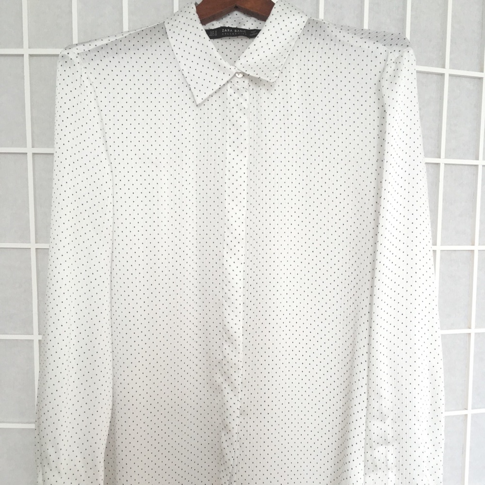 Zara Polka Dot Blouse - Medium